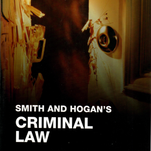 study book Smith and Hogan's Criminal Law 13th edition by david ormerod