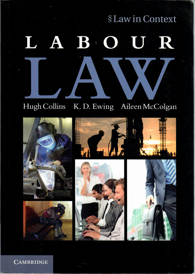 Labour Law - §Law in Context - First edition