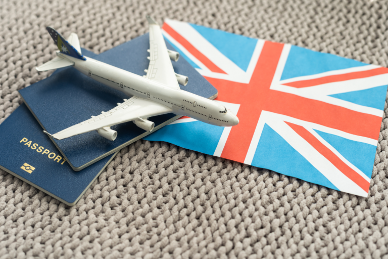 Determine the legal requirements for moving to the UK.