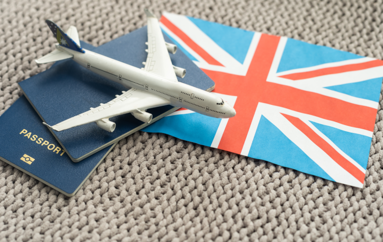 Determine the legal requirements for moving to the UK.